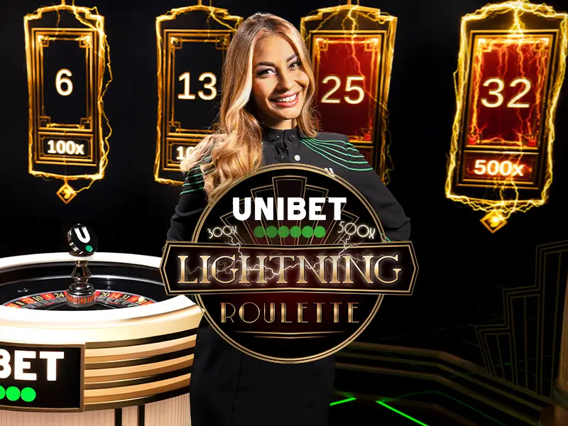 Jogo Unibet Lightning Roulette